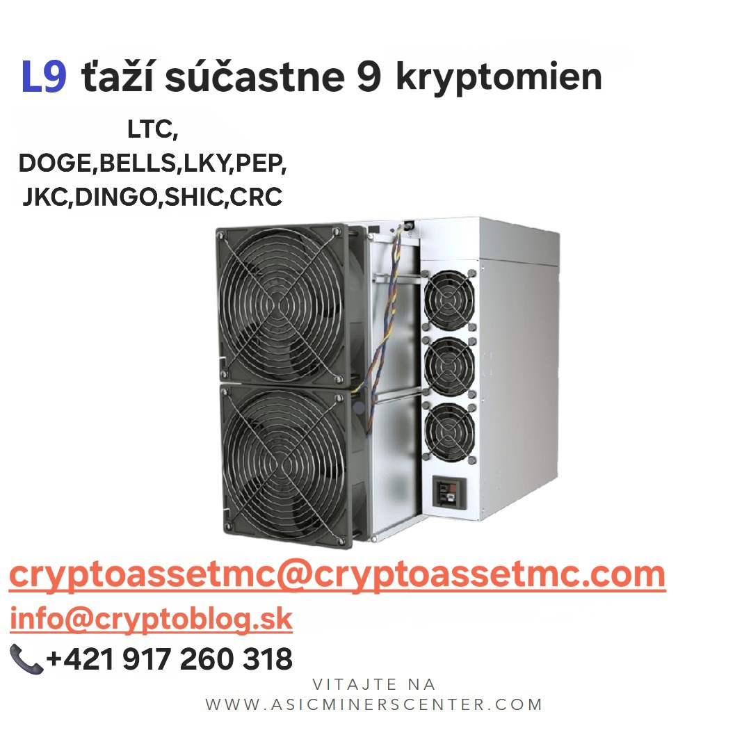 Na L7 a L9 môžete ťažiť 9 kryptomien súčasne