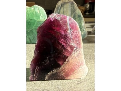 Fluorit leštěný surový