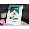 SET - Marlboro - Mint Blue 30x40 cm