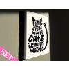 SET - Time Spent With Cats 22,5x30 cm