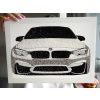 BMW 40x30 cm