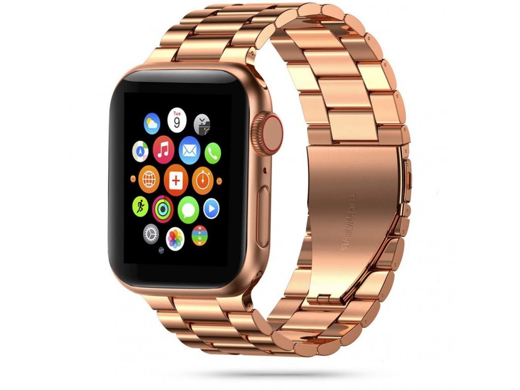 Nerezové hodinky Apple Watch SE/6/5/4 38/40 mm Rose Gold SE/6/5/4
