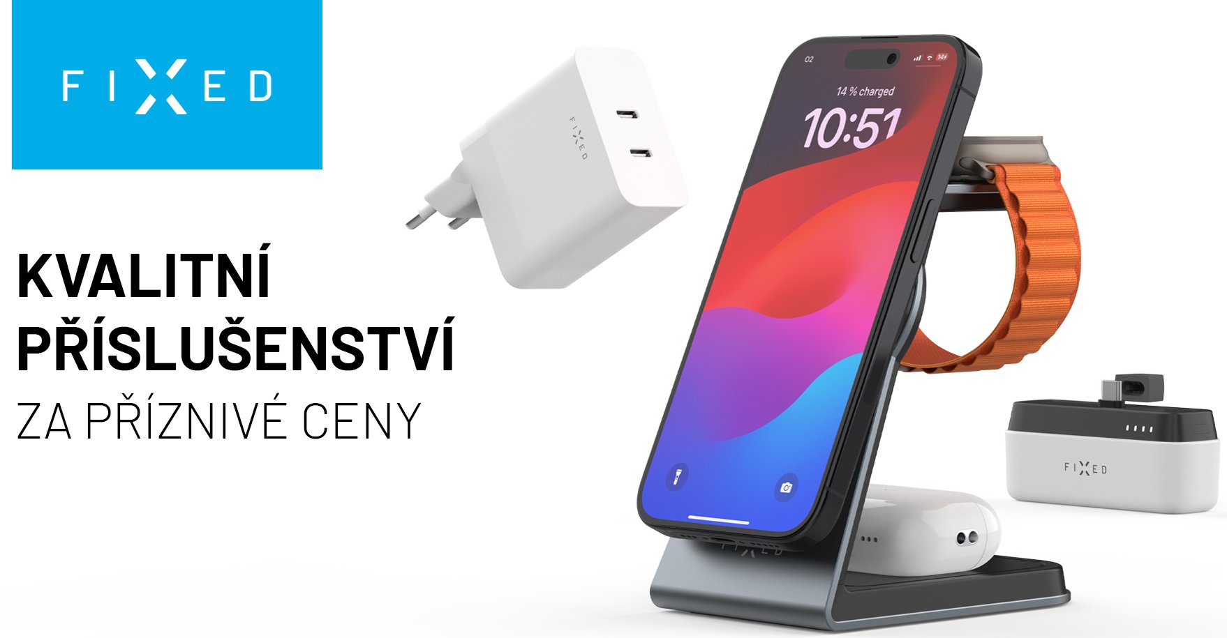 Nejlepší příslušenství pro mobilní telefony od FIXED za super ceny!