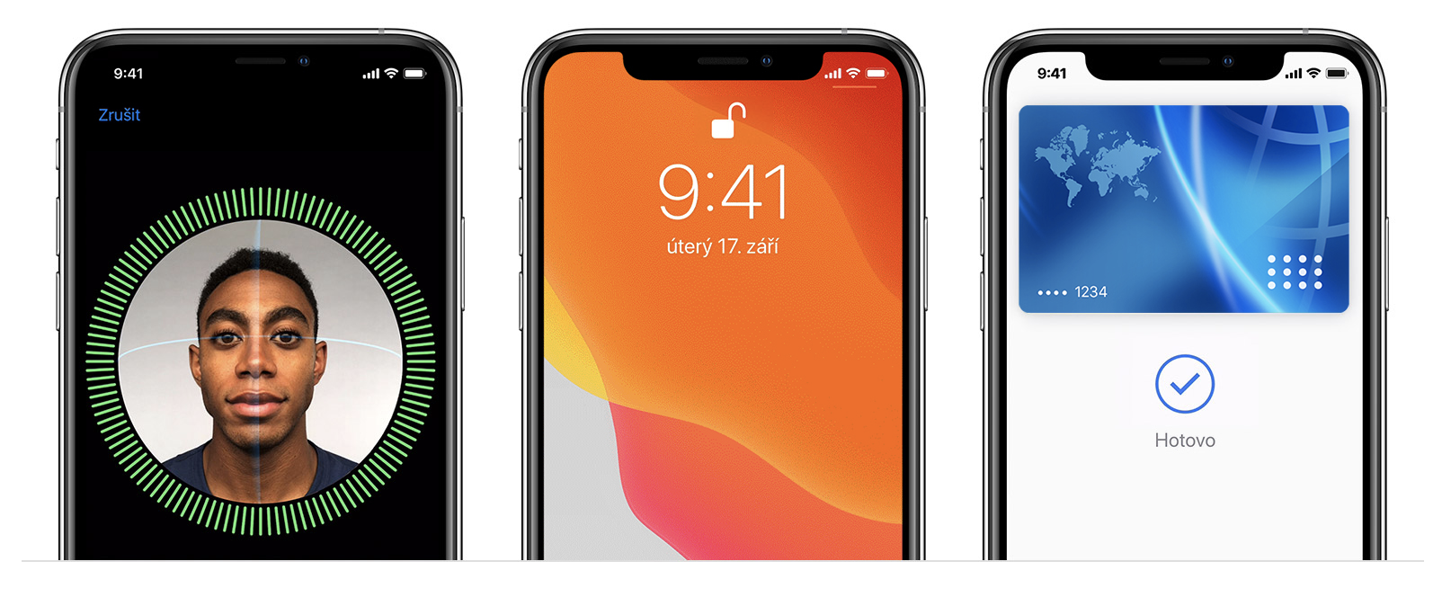 Nastavení alternativního vzhledu FACE ID