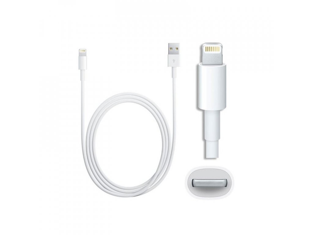 Originální USB datový kabel Apple iPhone MD818ZM 8 pin Lightning pro Apple iPhone 5/5S/5C/SE a 6/6S/6 PLUS/6S PLUS, 7/7 PLUS, 8, 8 PLUS, X a iPad