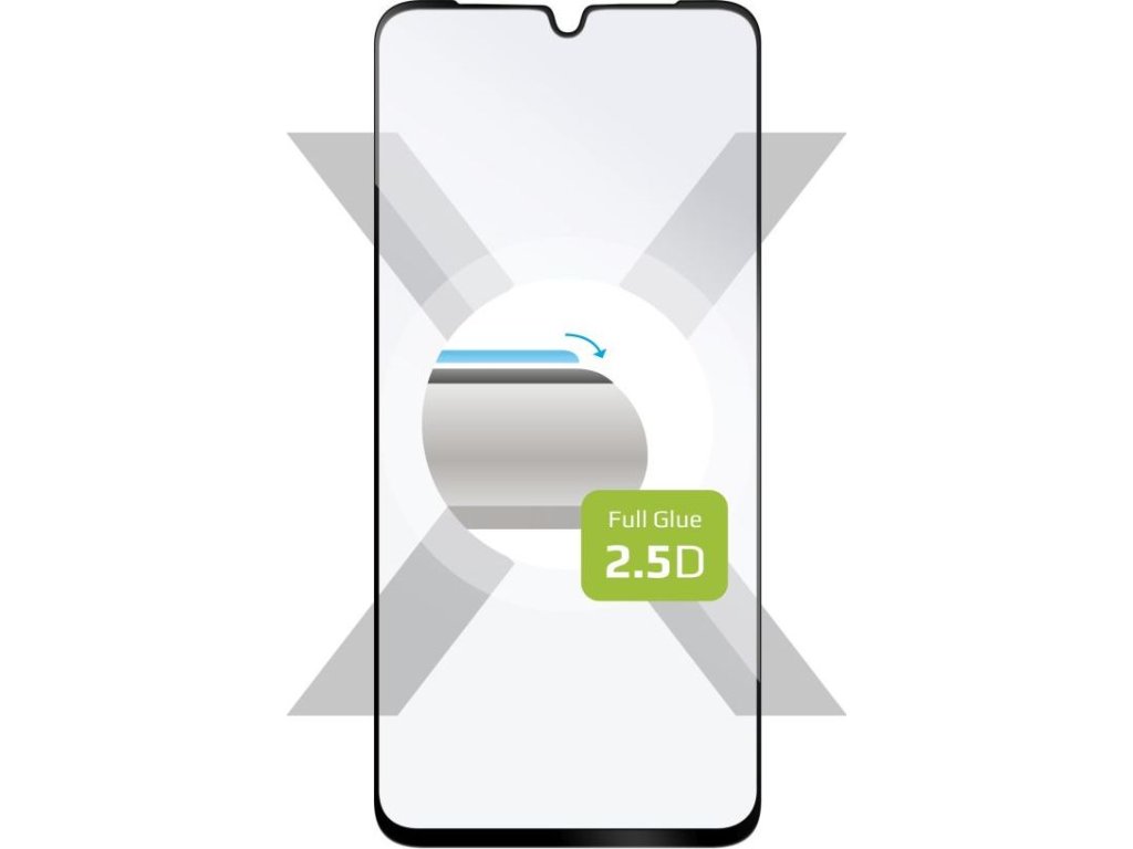 Ochranné tvrzené sklo FIXED Full-Cover pro Samsung Galaxy A16 4G/5G/A26 5G, černé