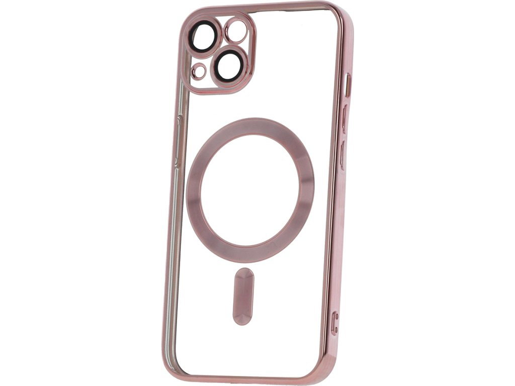 Color Chrome Mag puzdro pre Samsung Galaxy S25 rose gold