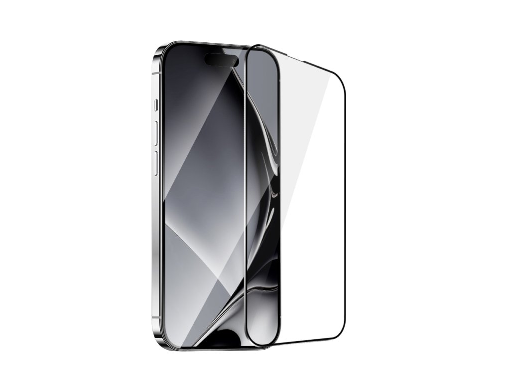 Tvrdené sklo s kovovým rámom pre Xiaomi Redmi Note 14 4G / 14 5G čierny rám