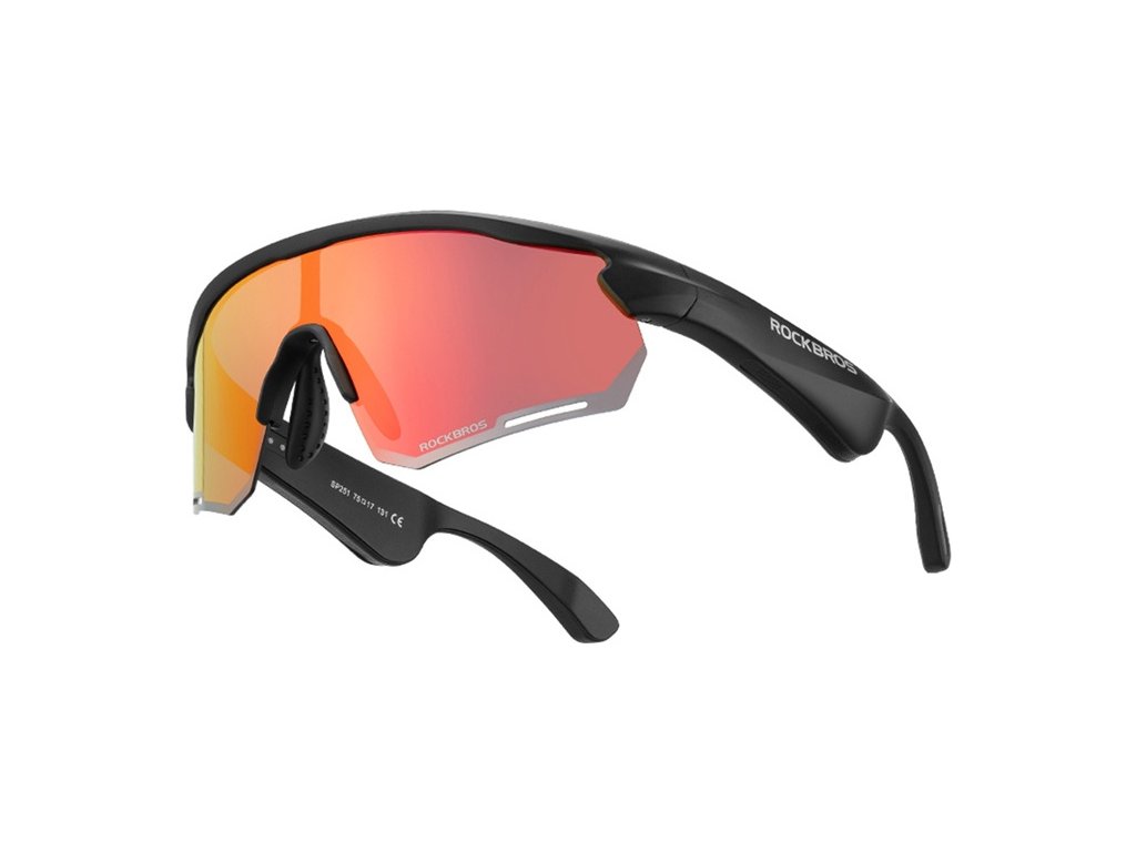 Sluneční brýle Rockbros SP251 Polarized s Bluetooth reproduktory (zrcadlové)