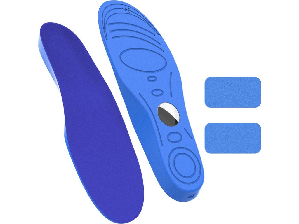 Vložky do bot - s pouzdrem pro AirTag (155mm-170mm) - modré