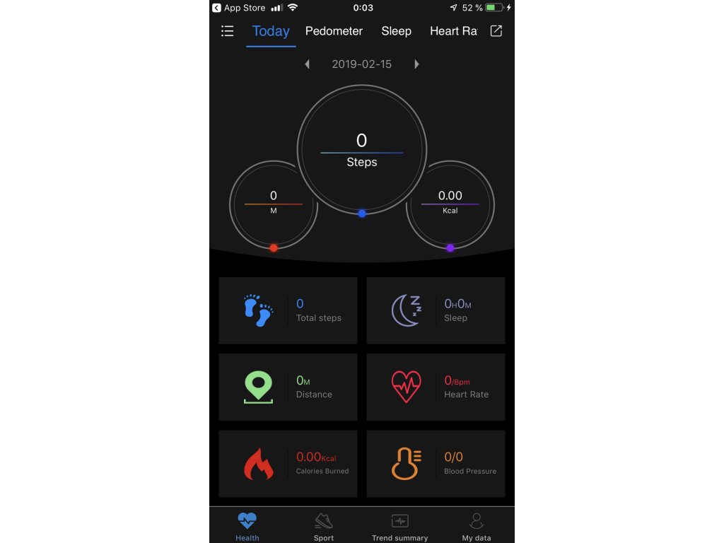 Fitness náramek M3 s barevným displejem + iOS a Android aplikace – černé -  Kryteo.cz