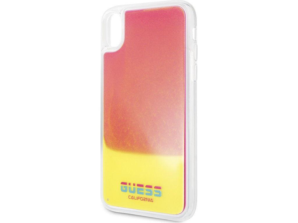 GUHCI61GLCPI Guess Glow in The Dark PC/TPU Kryt pre iPhone XR Sand/Pink (EU Blister)