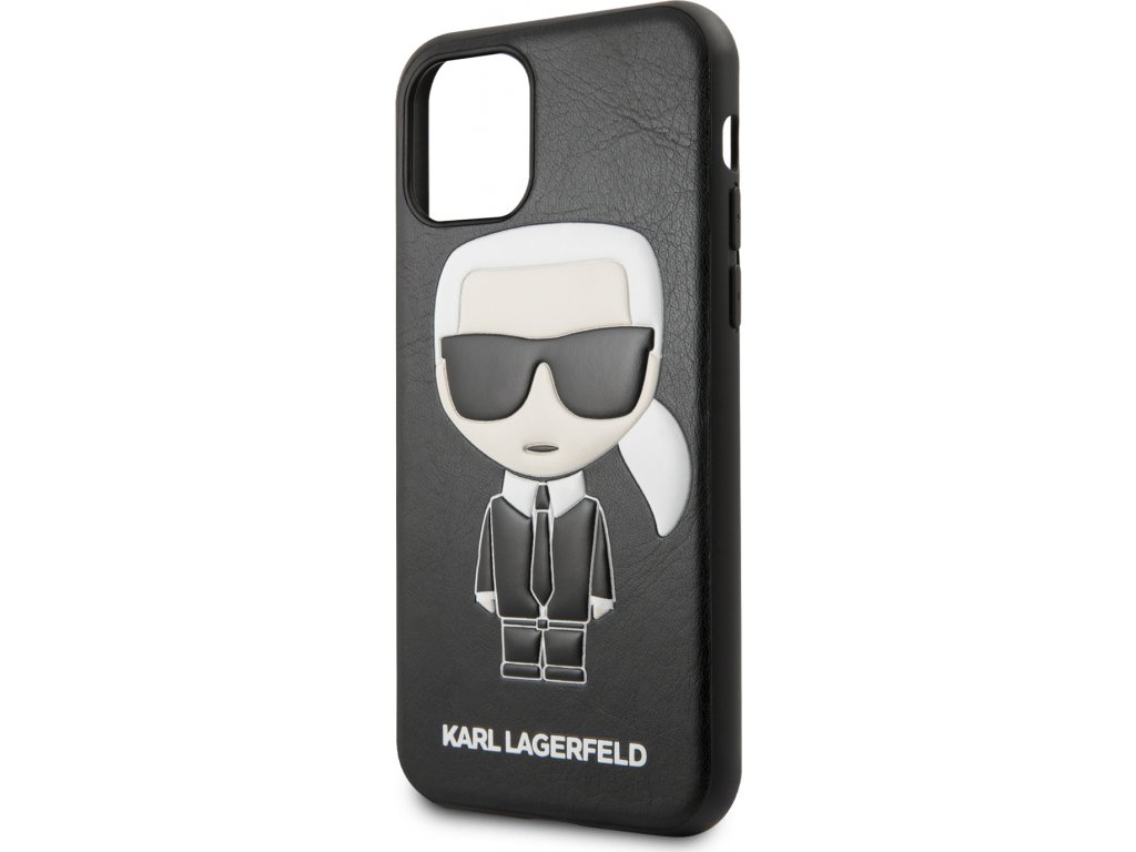 KLHCN65IKPUBK Karl Lagerfeld Embossed Kryt pro iPhone 11 Pro Max Black (EU Blister)