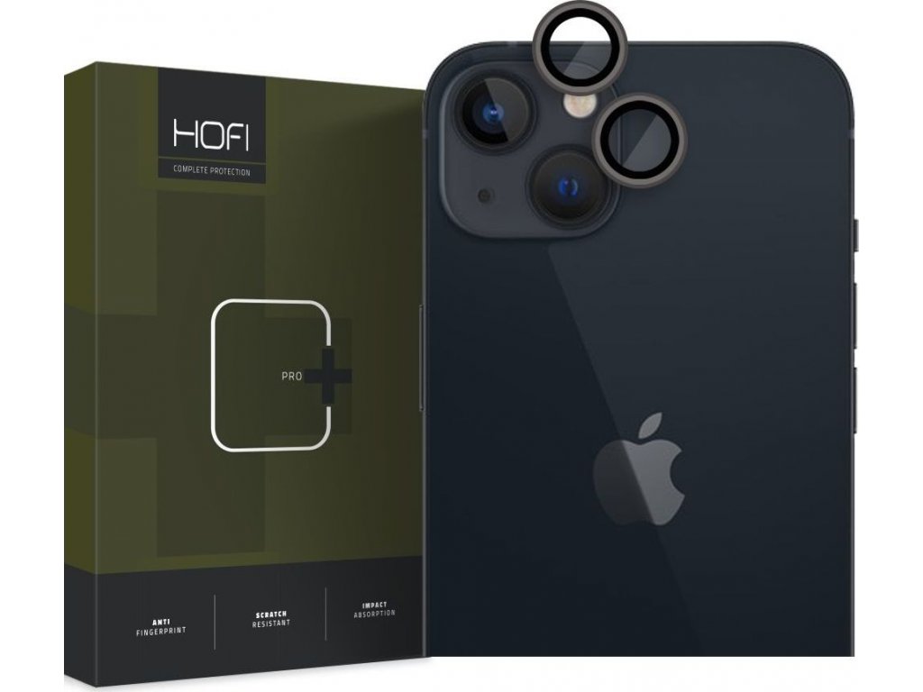 OCHRANNÉ SKLO NA ČOČKU FOTOAPARÁTU HOFI CAMRING PRO+ IPHONE 14 / 14 PLUS BLACK