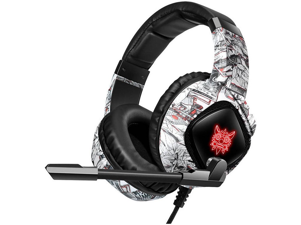 Gaming headphones ONIKUMA K19 Camou White
