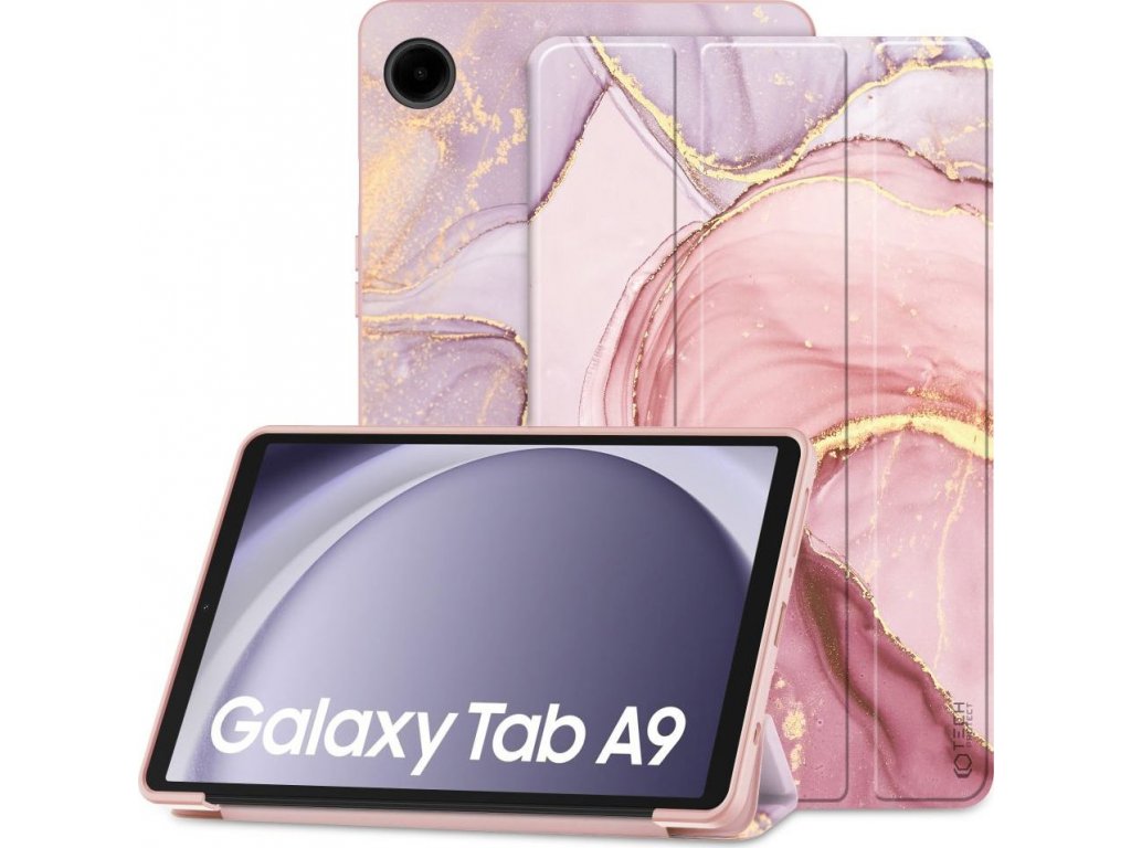 TECH-PROTECT SMARTCASE GALAXY TAB A9 8.7 X110 / X115 MARBLE