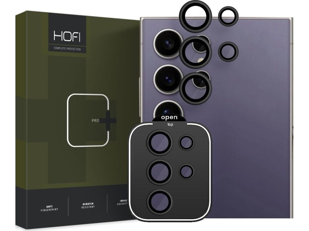 Ochrana šošovky fotoaparátu HOFI CAMRING PRO+ GALAXY S24 ULTRA BLACK