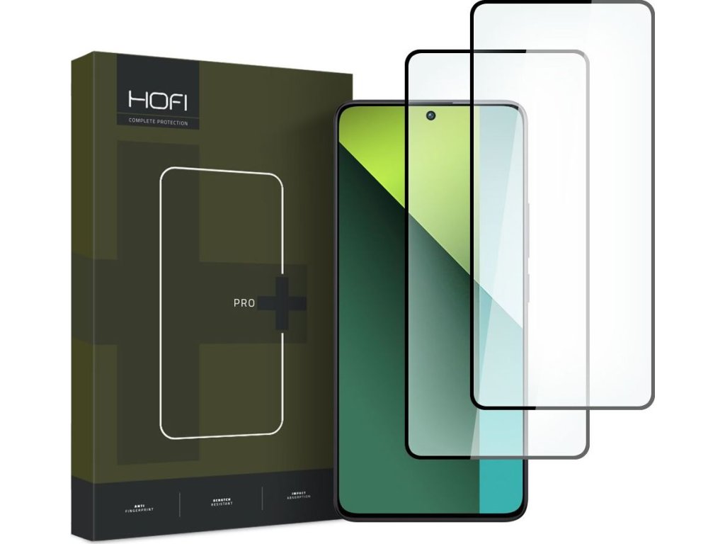 Tvrdené sklo HOFI GLASS PRO+ 2-PACK XIAOMI REDMI NOTE 13 5G / 13 PRO 4G / 5G BLACK