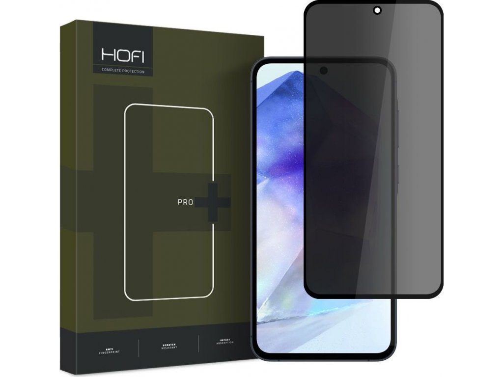 Tvrdené Privacy sklo zatmavujúce HOFI ANTI SPY GLASS PRO+ GALAXY A35 / A55 5G PRIVACY