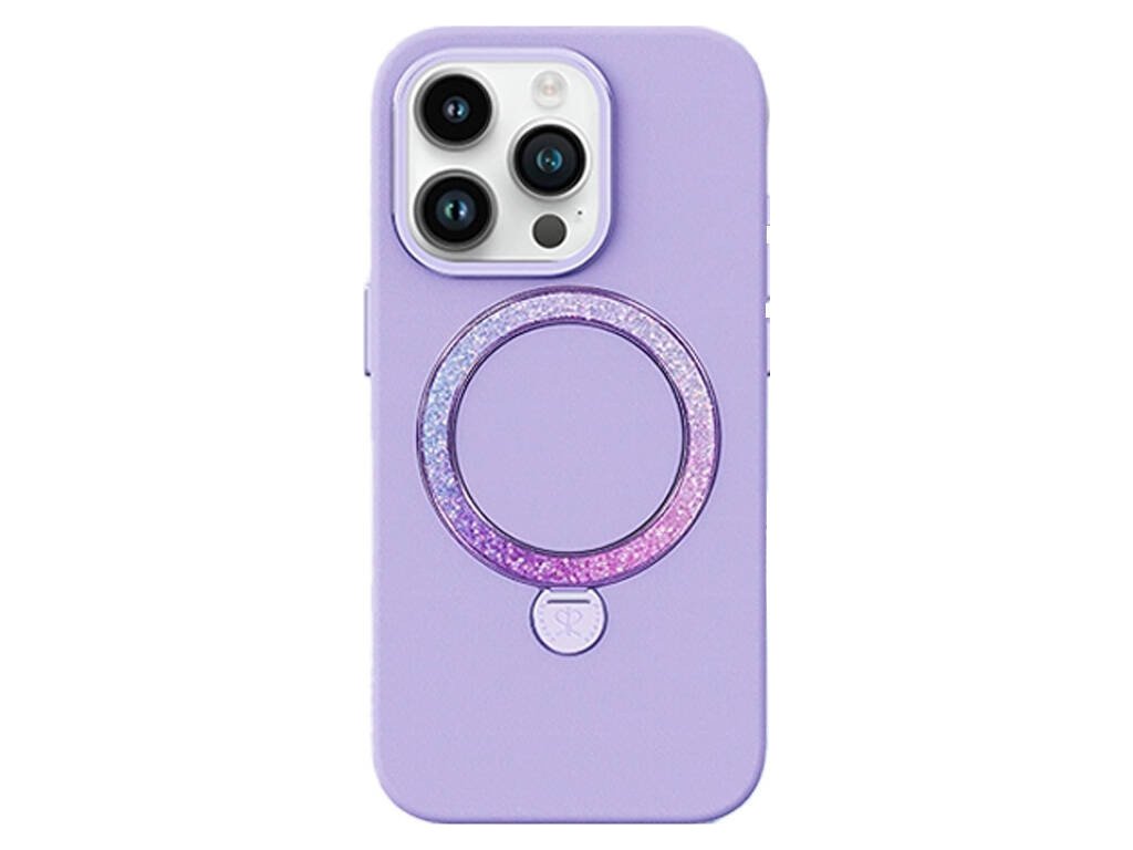 Puzdro na telefón Joyroom Dancing Circle PN-15L2 Iphone 15 Pro (fialové) bez obalu