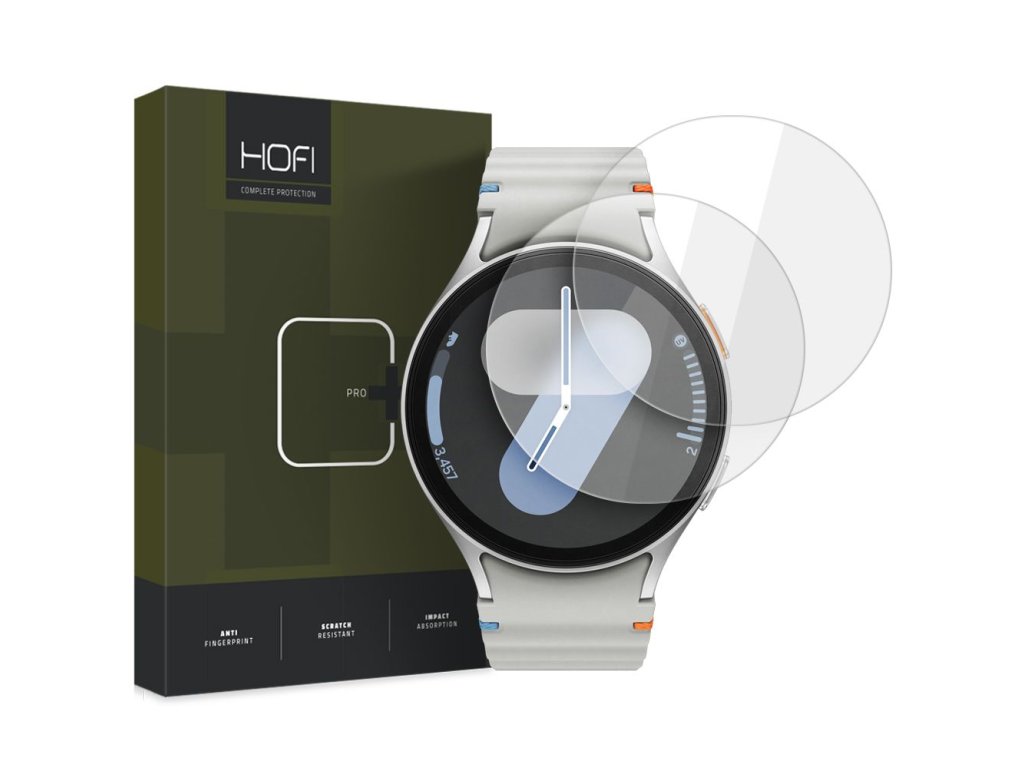 Tvrdené sklo HOFI GLASS PRO+ 2-PACK SAMSUNG GALAXY WATCH 4/5/6/7 (44 MM) CLEAR