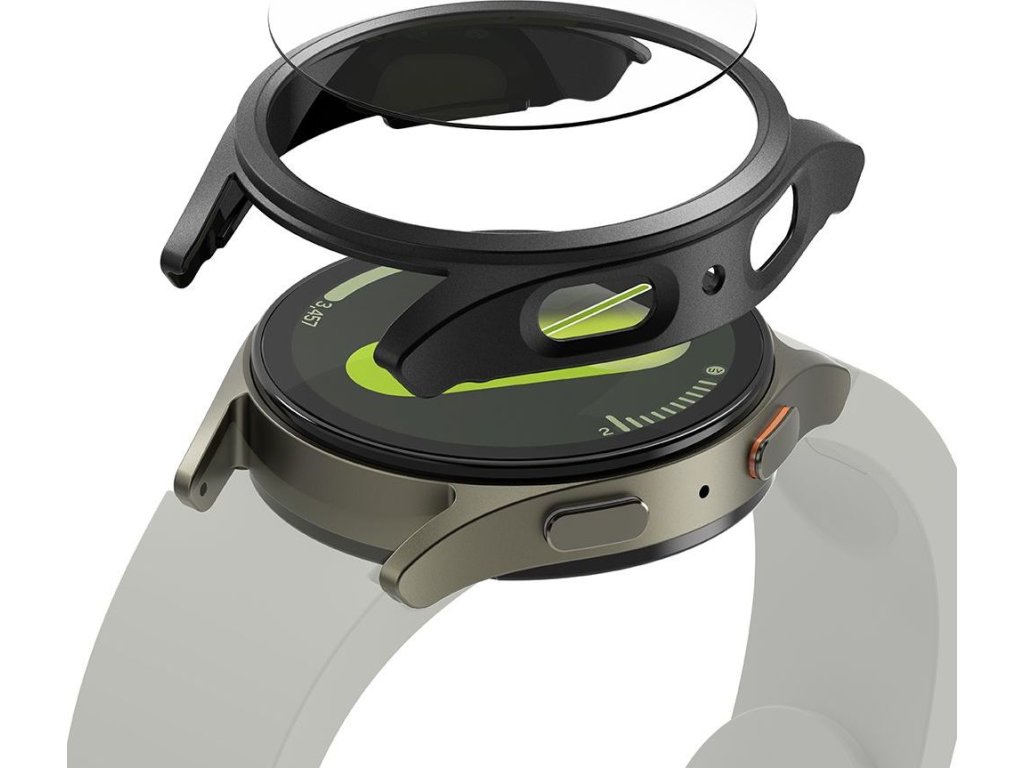 RINGKE SLIM & TEMPERED GLASS GALAXY WATCH 7 (44 MM) TITANIUM BLACK