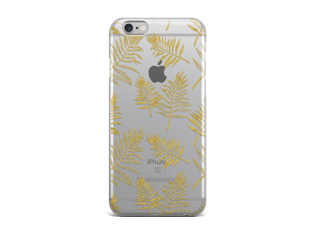 Kryt Clearo Golden Leaf pro iPhone 5/5S/SE