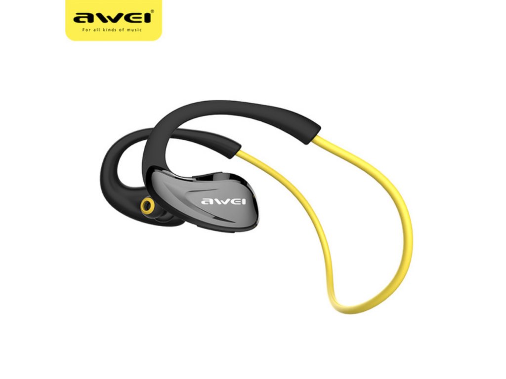AWEI A880BL Bluetooth bezdrátová sluchátka, Yellow
