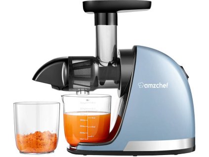 Pomaloběžný odšťavňovač AMZCHEF 1501-BU-SM (modrý)