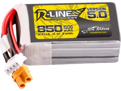 Tattu R-Line Verzia 5.0 850mAh 3S 11.1V 150C XT30U-F