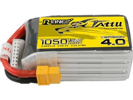 Tattu R-Line 4.0 1050mAh 22,2V 130C 6S1P XT60 baterie