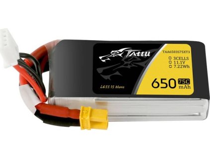 Batéria Tattu 650mAh 11,1 V 75C 3S1P