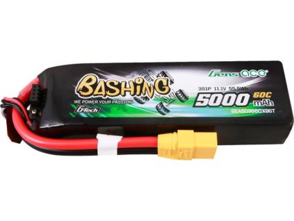 Baterie GensAce 5kmAh 11,1V 60C 3S1P s konektorem XT90