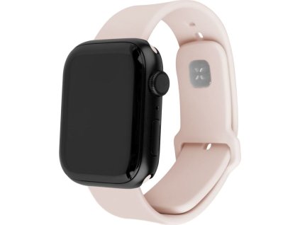 Set silikonových řemínků FIXED Silicone Sporty Strap pro Apple Watch 38/40/41mm, růžový