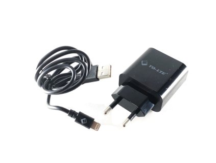 11202 3 nabijecka td lte 3 1a pro iphone adapter lightning kabel cerna