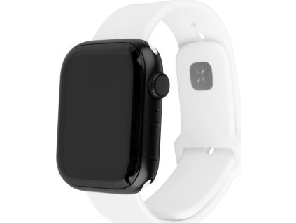 Set silikonových řemínků FIXED Silicone Sporty Strap pro Apple Watch Ultra 49mm, bílý
