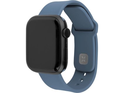 Set silikonových řemínků FIXED Silicone Sporty Strap pro Apple Watch 42/44/45/46mm, zelenomodrý