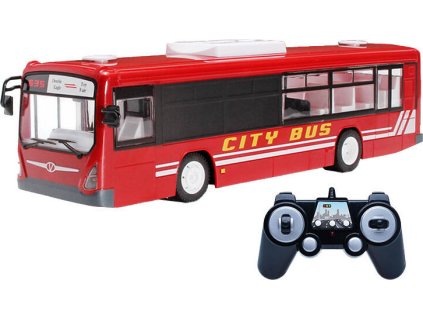 Městský autobus na dálkové ovládání 1:20 Double Eagle (červený) E635-003
