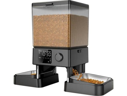 Duálny automatický dávkovač krmiva pre domáce zvieratá Oneisall bez WIFI