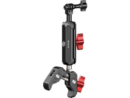 Držák na zpětné zrcátko na motocykl PULUZ pro akční kamery (včetně Osmo Action 5 Pro, Insta360 X5 / X4 / X3)(PU3211)