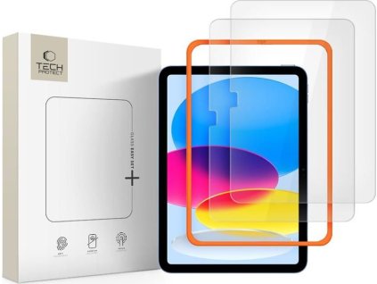Tvrzené sklo TECH-PROTECT EASY SET+ 2-PACK PRO IPAD 10.9” 10 / 2022 / 11” 11 / 2025 CLEAR