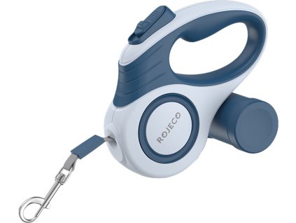 Automatické zaťahovacie vodítko pre psov Rojeco A12 3M (modré)