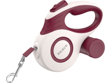 Automatické zaťahovacie vodítko pre psov Rojeco A12 5M (červené)