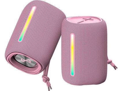 Bluetooth reproduktor Forever BS-10 LED růžový