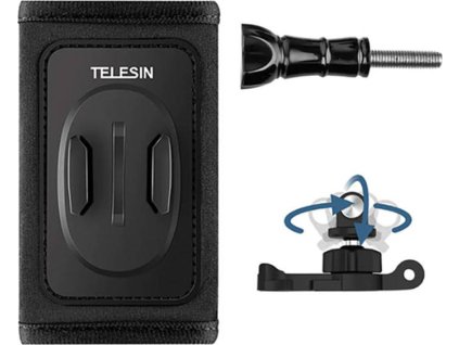 Sada držáku na batoh Telesin s 360° J-háčkem pro GoPro/Osmo Action (GP-BPM-005)