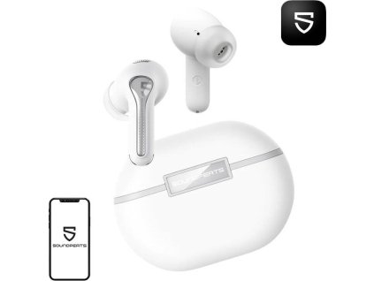 Sluchátka Soundpeats Capsule3 PRO ANC - active noise canceling (bílá)