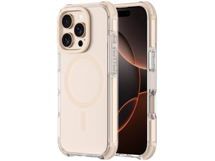 Cubenest Kryt pre iPhone 16 Pro MagPro Strong Guard zlatý