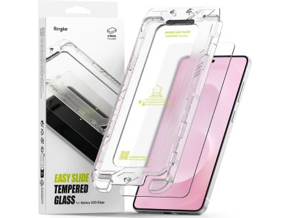 Tvrzené sklo RINGKE EASY SLIDE 2-PACK GALAXY S25 EDGE CLEAR