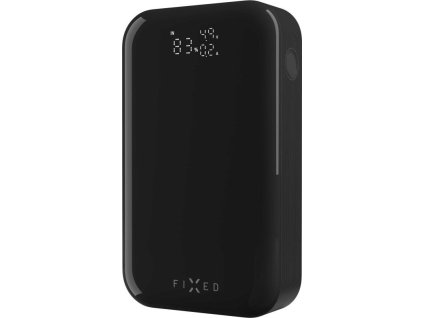 Powerbanka FIXED Zen 10 Pro s LCD displejem a výstupem 30W, 10 000 mAh, černá