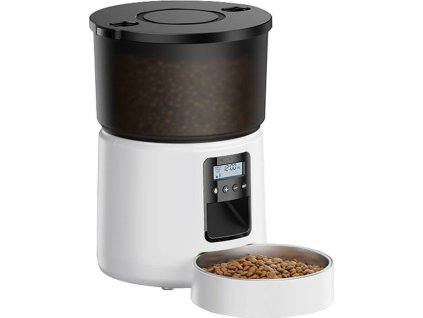 Automatický dávkovač krmiva Rojeco 3 l v tlačidlovom prevedení (biely)